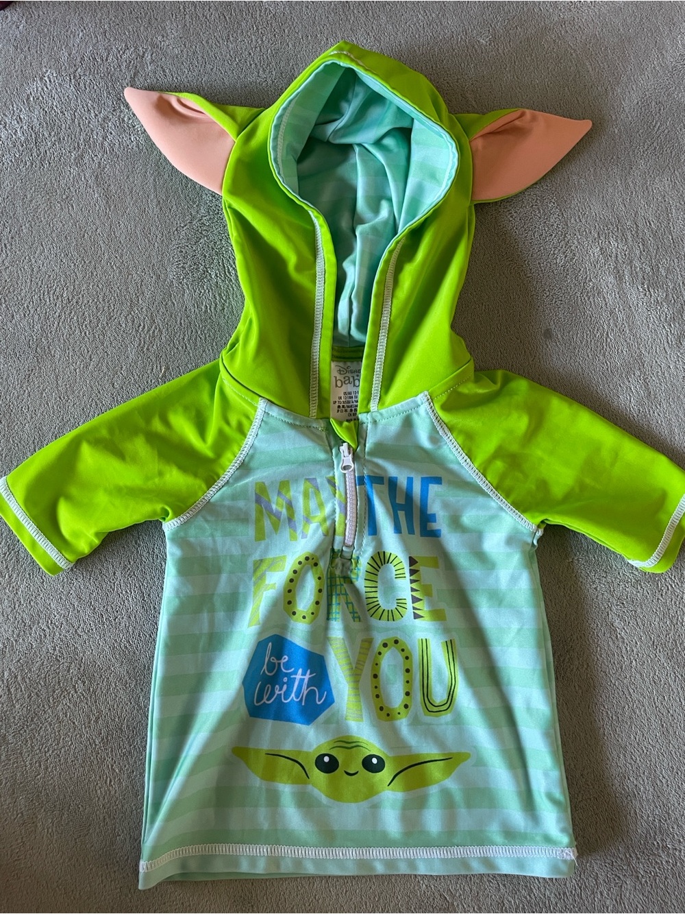 Star Wars The Child Rash Guard - 12-18 months | Green